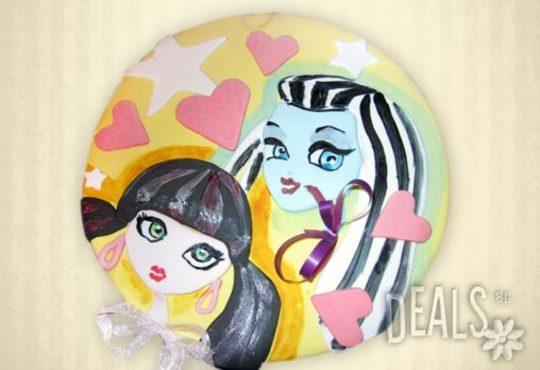 Красиви детски торти за момичета с принцеси и приказни феи + ръчно моделирана декорация от Сладкарница Джорджо Джани - Снимка 11