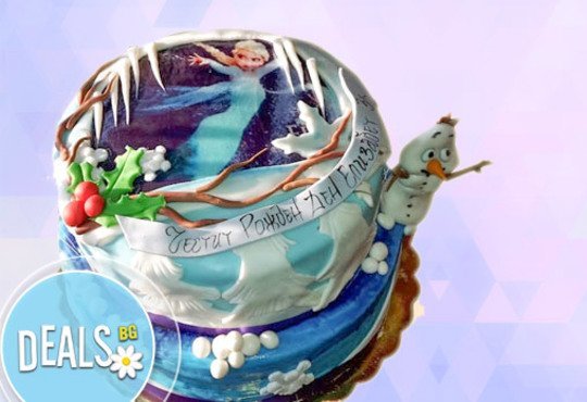 Красиви детски торти за момичета с принцеси и приказни феи + ръчно моделирана декорация от Сладкарница Джорджо Джани - Снимка 2