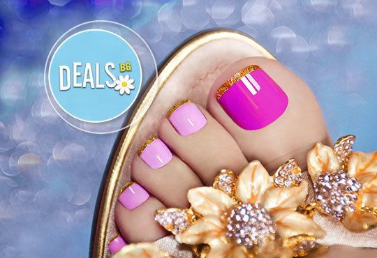 Разкрасете се! Подарете си педикюр с лакове LCN в цвят по избор и 2 декорации от салон Галакс, Плевен - Снимка 1