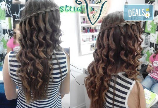 Върнете красотата на косата с кератинова терапия! Подарък изправяне с преса от Салон Studio V, Пловдив - Снимка 4