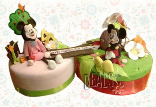 За най-малките! Детска торта с Мечо Пух, Смърфовете, Спондж Боб и други герои от Сладкарница Джорджо Джани - Снимка 27