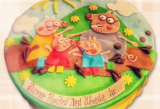 За най-малките! Детска торта с Мечо Пух, Смърфовете, Спондж Боб и други герои от Сладкарница Джорджо Джани - Снимка 3