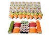 Суши екзотика в сет Izanami със 123 бр. хапки с манго, сьомга, риба тон, нори и японски сосове от Sushi King! - thumb 2