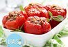 Пълнени чушки и домати с кайма, 2кг., + допълнително сос за заливка + безплатна доставка от ресторант Деличи ! - thumb 1