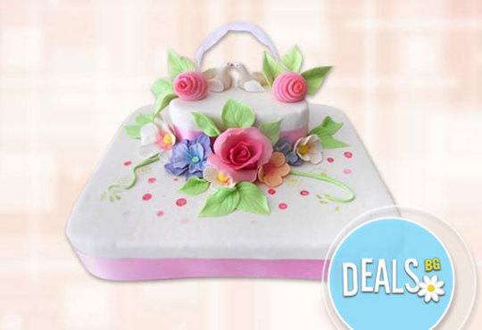Празнична торта с пъстри цветя, дизайн на Сладкарница Джорджо Джани - Снимка 10
