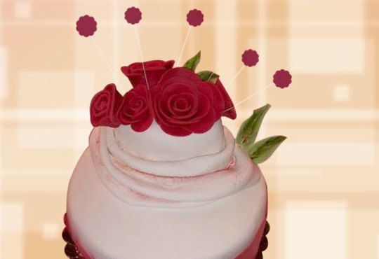 Празнична торта с пъстри цветя, дизайн на Сладкарница Джорджо Джани - Снимка 7