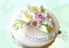 Празнична торта с пъстри цветя, дизайн на Сладкарница Джорджо Джани - thumb 12
