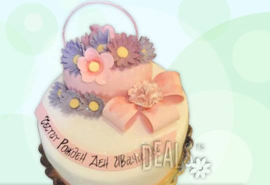 Празнична торта с пъстри цветя, дизайн на Сладкарница Джорджо Джани - Снимка 22