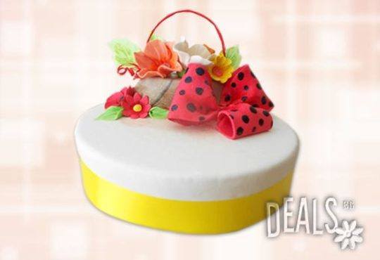 Празнична торта с пъстри цветя, дизайн на Сладкарница Джорджо Джани - Снимка 26