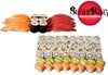 Супер предложение от Sushi King! 50 броя хапки със сьомга, нори и японски сосове в Суши сет Даймьо - thumb 1