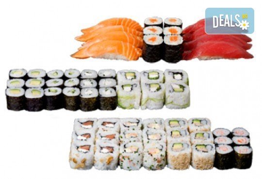 Голямо суши от Sushi King! Вземете 108 перфектни суши хапки в cуши сет Shogun *Special* на страхотна цена! - Снимка 1