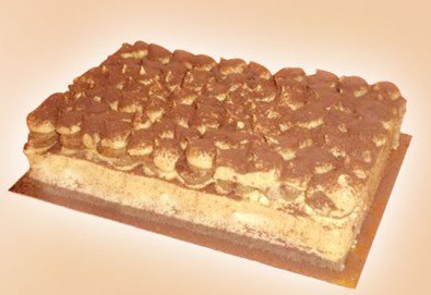 Опитайте най-новият сладкиш на Джорджо Джани! Тирамису - маскарпоне, бишкоти, кафе, ликьор в 12 парчета