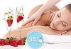 Класически масаж на цяло тяло с шампанско и ягоди и шоколадова маска на лице или масаж на лице, шия и деколте в салон LB - thumb 1