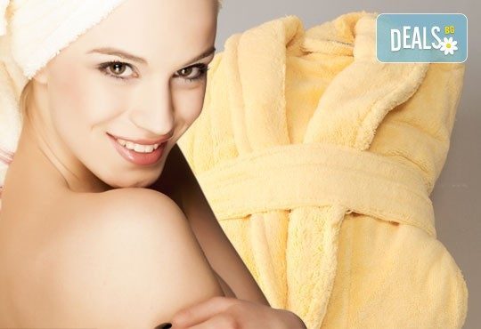 За Новата година - подарете си мек и удобен халат за баня с шал яка, 100% памук, 450 г/м2, от ЕСА Корпорация - Снимка 2
