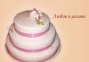 Голяма сватбена торта 60, 80 или 100 парчета с ръчно изработена декорация от Сладкарница Джорджо Джани - thumb 4