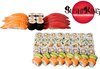 Суши екзотика в сет Izanami със 123 бр. хапки с манго, сьомга, риба тон, нори и японски сосове от Sushi King! - thumb 2