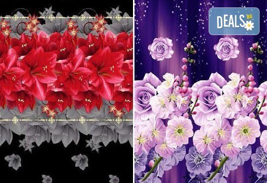 Вземете 3D спален комплект за двойно легло, изработен от сатенирана коприна от Шико - ТВ! - Снимка 1