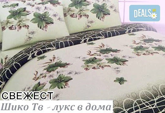 За спокоен сън! Вземете луксозен спален комплект за единично легло от хасе - 100% памук от Шико - ТВ! - Снимка 1