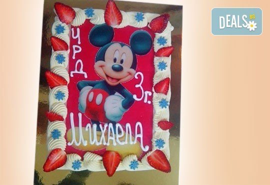 Зарадвайте детето с торта със снимка на любим герой от Сладкарница Орхидея - Снимка 7