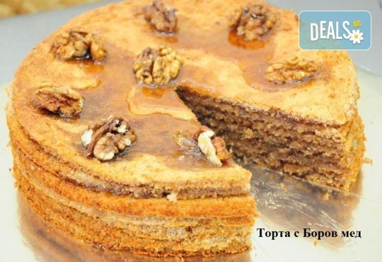 1 кг домашна торта по избор - с шипков мармалад или боров мед от Виенски салон Лагуна! Предплати сега 1 лв. - Снимка 3