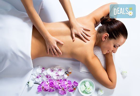 60 минутен арома или болкоуспокояващ масаж с жасмин, ирис, алое в Център за масажи Люлин - Снимка 1