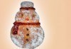 Голяма Коледна звезда и Снежен човек от козунак и крем брюле, Работилница за вусотии РАВИ - thumb 1