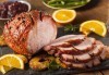 Меню за гости (10-12 човека): салата, свински бут, зеленчуци, печени картофи и домашна питка от кулинарна работилница Деличи ! - thumb 1
