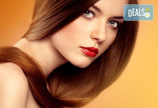 Сбогом на цъфтящите краища! ''Полиране'' на косата с полировчик, измиване, маска и оформяне от N&S Fashion зелен салон! - Снимка 1