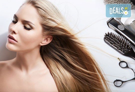 Сбогом на цъфтящите краища! ''Полиране'' на косата с полировчик, измиване, маска и оформяне от N&S Fashion зелен салон! - Снимка 3