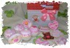 Сет от празнични сладкиши за бебешко парти от сладкарница Пчела - 6 декорирани захарни мъфина и 6 декорирани бисквитки в луксозна подаръчна кутия! - thumb 2