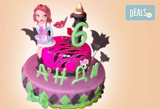 Страхотна фигурална торта за момичета: Замръзналото кралство, Монстар или Феята Дзън Дзън от Сладкарница Джорджо Джани - Снимка 2