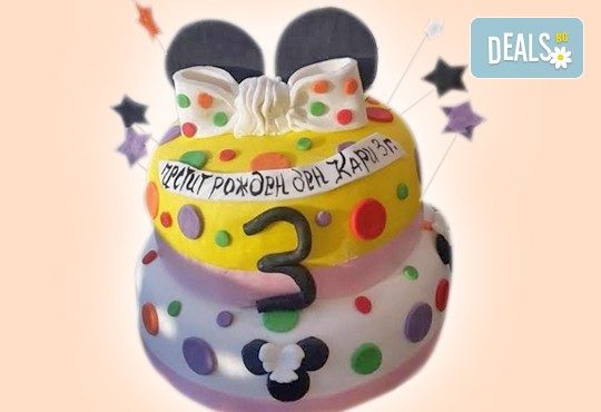 Красиви детски торти за момичета с принцеси и приказни феи + ръчно моделирана декорация от Сладкарница Джорджо Джани - Снимка 30