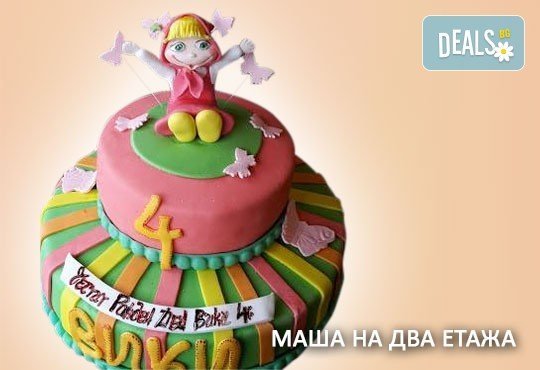 Красиви детски торти за момичета с принцеси и приказни феи + ръчно моделирана декорация от Сладкарница Джорджо Джани - Снимка 21