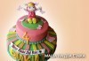 Красиви детски торти за момичета с принцеси и приказни феи + ръчно моделирана декорация от Сладкарница Джорджо Джани - thumb 21