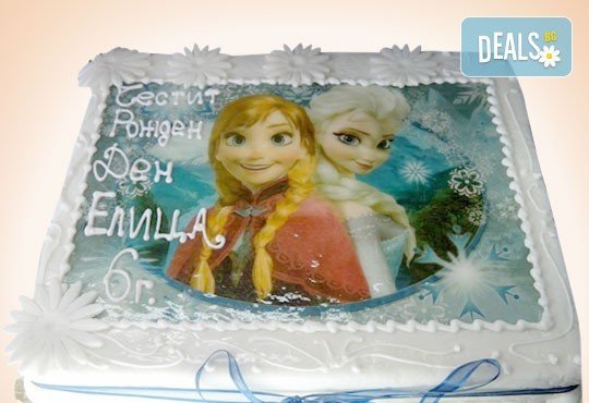 Сладкарница Орхидея сбъдва детските мечти! Поръчайте торта с фотоснимка - Миньоните, Мечо Пух, Макуин или с Ваша снимка - Снимка 1