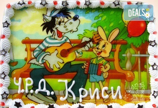 Сладкарница Орхидея сбъдва детските мечти! Поръчайте торта с фотоснимка - Миньоните, Мечо Пух, Макуин или с Ваша снимка - Снимка 2