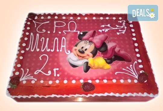 Сладкарница Орхидея сбъдва детските мечти! Поръчайте торта с фотоснимка - Миньоните, Мечо Пух, Макуин или с Ваша снимка - Снимка 9