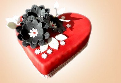 За любимата жена! Подарете Торта Сърце за разпалване на любовта от Сладкарница Джорджо Джани