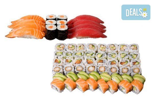Голям суши сет от Sushi King! Вземете 108 перфектни суши хапки в cуши сет Shogun *Special* на страхотна цена! - Снимка 3
