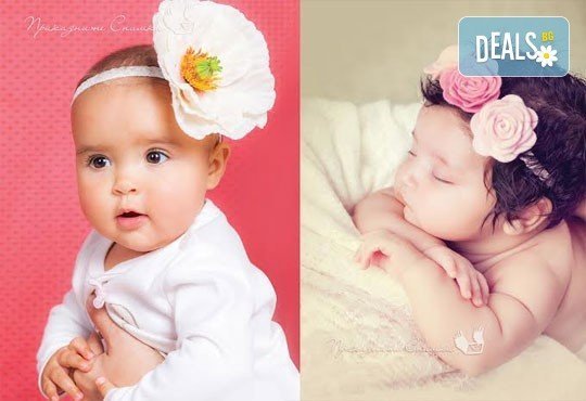 Бебешка и семейна фотосесия в студио с 12 обработени кадъра от Приказните снимки! - Снимка 6