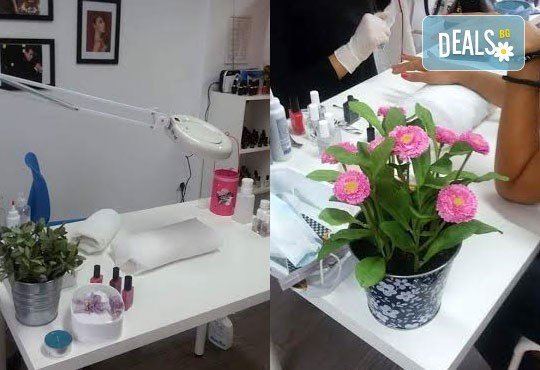 Свежи цветове! Класически педикюр, две декорации и гел лак SNB от Point nails! - Снимка 3