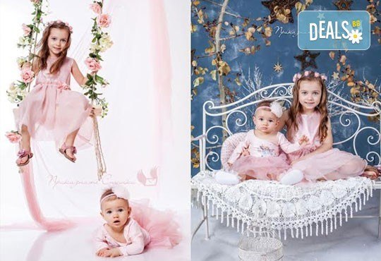 Детска и семейна студийна фотосесия с уникални декори, за деца от 10 месеца до 12 г., от Приказните снимки! - Снимка 9