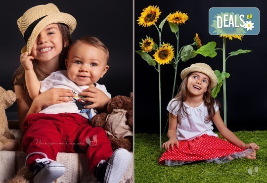 Детска и семейна студийна фотосесия с уникални декори, за деца от 10 месеца до 12 г., от Приказните снимки! - Снимка 4