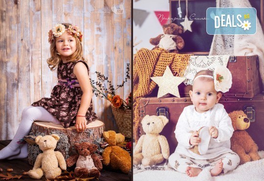 Детска и семейна студийна фотосесия с уникални декори, за деца от 10 месеца до 12 г., от Приказните снимки! - Снимка 16