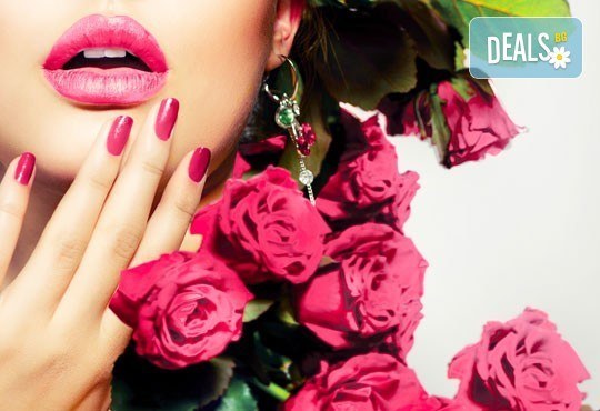 За красиви ръце! Маникюр с Роза Дамасцена и гел лак SNB от Point nails! - Снимка 2