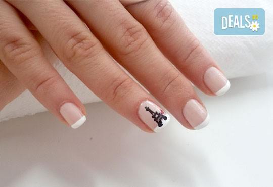 За красиви ръце! Маникюр с Роза Дамасцена и гел лак SNB от Point nails! - Снимка 8