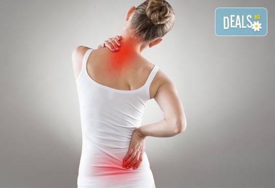 Избавете се от болката! Лечебен масаж от професионален кинезитерапевт при дискова херния в студио за масажи Samadhi! - Снимка 1