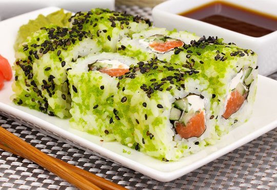 Супер предложение от Sushi King! 50 броя хапки със сьомга, нори и японски сосове в Суши сет Даймьо - Снимка 2