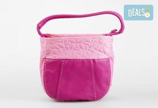 Бъдете стилни и неповторими с оригинална розова чанта Sisley - вертикална или хоризонтална + безплатна доставка! - Снимка 2