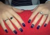 Красив и дълготраен маникюр с Shellac, сваляне на стар гел лак и 2 декорации в салон Професионален усет - thumb1 2